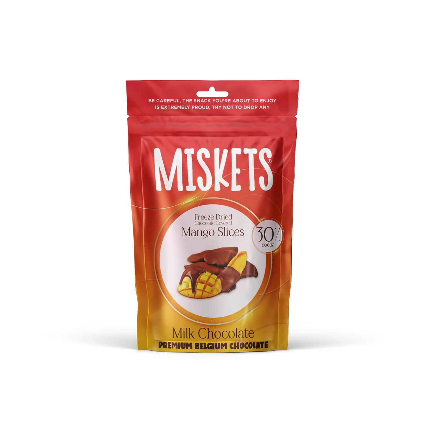 Miskets Milk Chocolate Coated Freeze Dried Mango