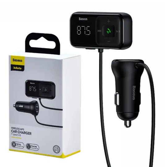 Baseus Car Bluetooth MP3 Player T Shaped S-16 Black OS