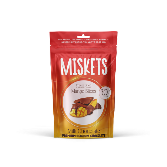 Miskets Milk Chocolate Coated Freeze Dried Mango