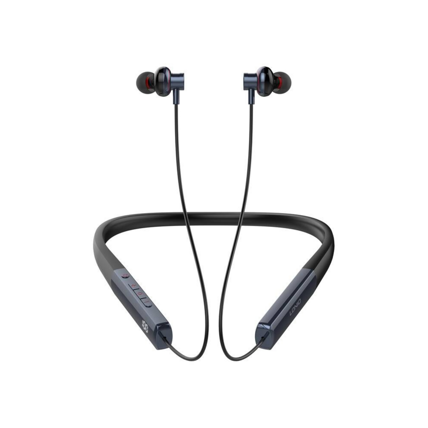 LDNIO N01 wireless neckband headphones (dark blue)