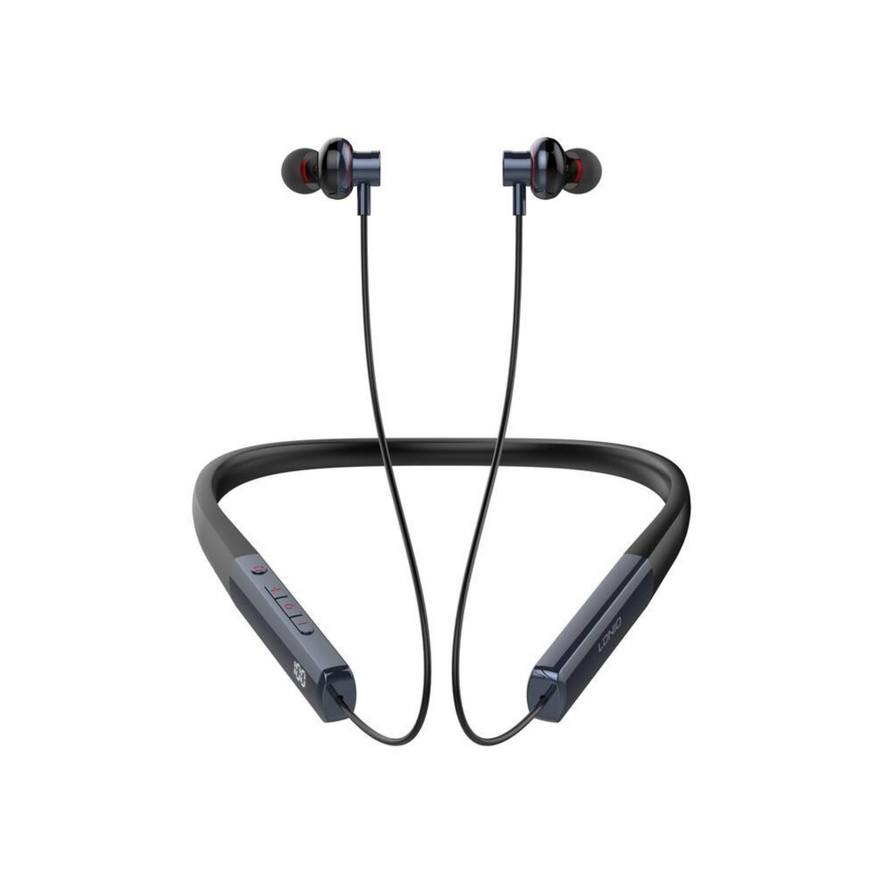 LDNIO N01 wireless neckband headphones (dark blue)