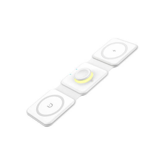 Essager Magnetic wireless charger,, EWXCX3-NMC02, 3w1, 15W (white)
