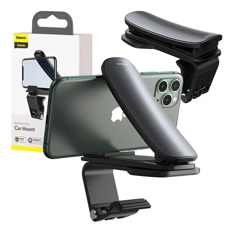 Baseus Big Mouth Pro Car Mount（Applicable to Centre Console）Black