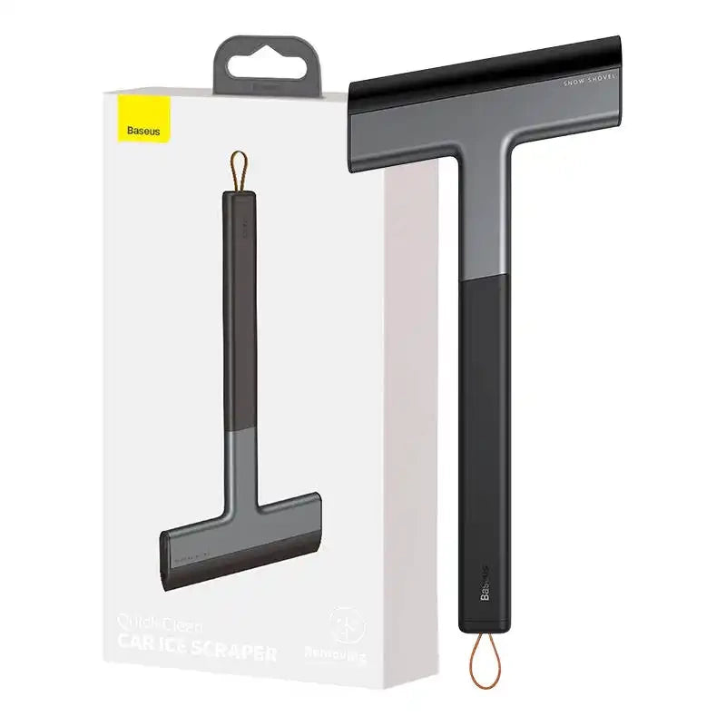 Baseus Ice Scraper for Car Windshield Snow Brush Shovel Black