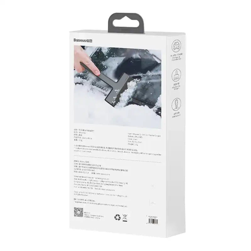 Baseus Ice Scraper for Car Windshield Snow Brush Shovel Black